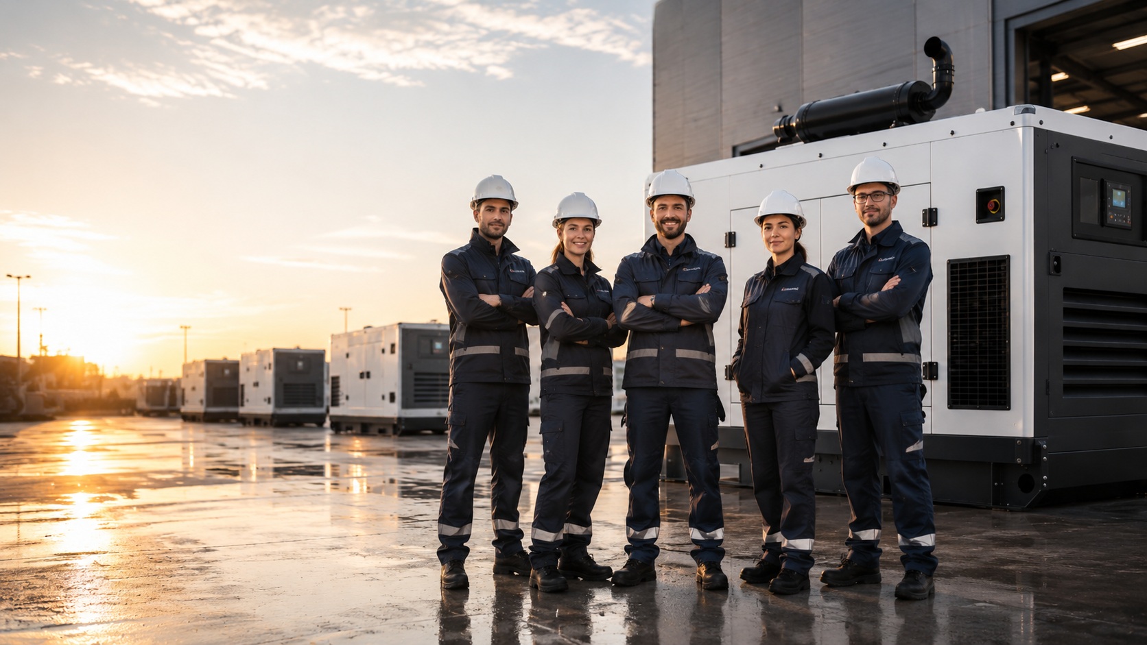 Energia contínua e suporte ágil: o melhor aluguel de gerador na região.