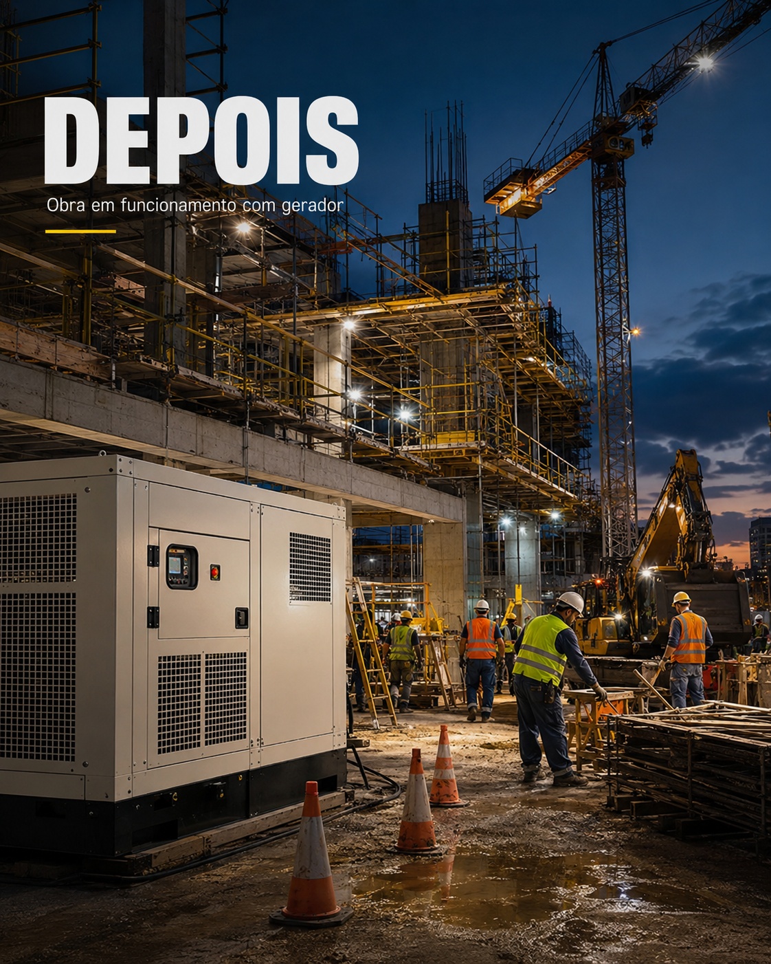 Depois — Obra em pleno funcionamento